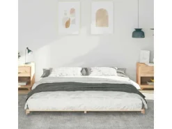 vidaXL Bodenbettgestell 180 x 200 cm Massivholz Kiefer 873061