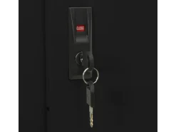 vidaXL Büroschrank mit Schiebetür Anthrazit 90x40x180 cm Stahl Modell 1* Aufbewahrung