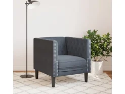 vidaXL Chesterfield-Sessel Dunkelgrau Samt 2146438* Sessel