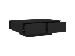 vidaXL Couchtisch Schwarz 90x60x31 cm Holzwerkstoff