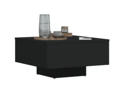 vidaXL Couchtisch Schwarz 60x60x31,5 cm Holzwerkstoff
