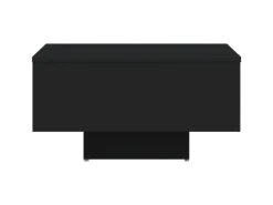 vidaXL Couchtisch Schwarz 60x60x31,5 cm Holzwerkstoff