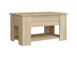 vidaXL Couchtisch Sonoma-Eiche 79x49x41 cm Holzwerkstoff