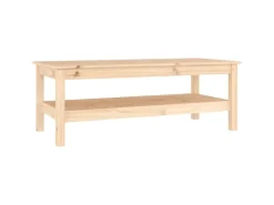 vidaXL Couchtisch 110x50x40 cm Massivholz Kiefer 814274
