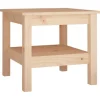 vidaXL Couchtisch 45x45x40 cm Massivholz Kiefer