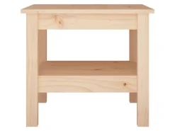 vidaXL Couchtisch 45x45x40 cm Massivholz Kiefer