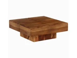 vidaXL Couchtisch 80x80x30 cm Massivholz Akazie 246250