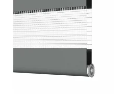 vidaXL Doppelrollo 85x200 cm Stoffbreite 80,9 cm Polyester 4014154