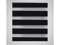 vidaXL Doppelrollo Seitenzug Duo Rollo 100 x 175 cm Schwarz* Rollos