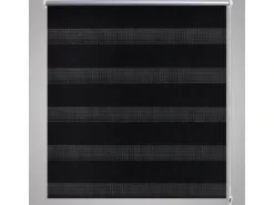 vidaXL Doppelrollo Seitenzug Duo Rollo 100 x 175 cm Schwarz* Rollos
