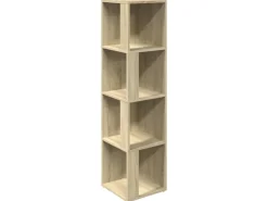 vidaXL Eckregal Sonoma-Eiche 33x33x132 cm Holzwerkstoff* Bücherregale|Eckregale