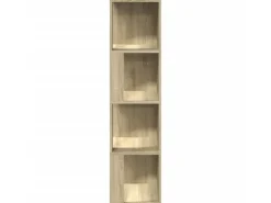 vidaXL Eckregal Sonoma-Eiche 33x33x132 cm Holzwerkstoff* Bücherregale|Eckregale