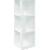 vidaXL Eckregal Weiß 33x33x100 cm Holzwerkstoff* Bücherregale|Eckregale