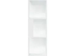 vidaXL Eckregal Weiß 33x33x100 cm Holzwerkstoff* Bücherregale|Eckregale