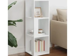 vidaXL Eckregal Weiß 33x33x100 cm Holzwerkstoff* Bücherregale|Eckregale