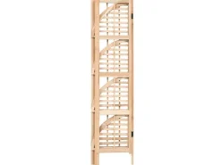 vidaXL Eckregal Zedernholz 27x27x110 cm
