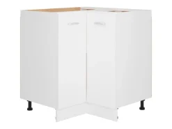 vidaXL Eckunterschrank Weiß 75,5x75,5x80,5 cm Holzwerkstoff