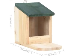 vidaXL Eichhörnchen Futterhäuser 4 Stk. Tannenholz* Kleintierbedarf
