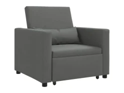vidaXL Einzel-Schlafsofa mit Rädern 90 x 165 x 87 cm Stoff 42002685