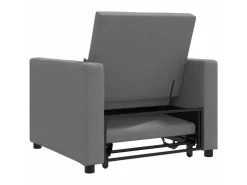 vidaXL Einzel-Schlafsofa mit Rädern 90 x 165 x 87 cm Stoff 42002685