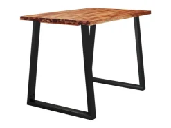 vidaXL Esstisch Baumkante 110x70x75 cm Massivholz Akazie* Tische