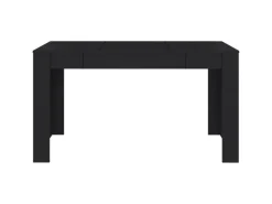 vidaXL Esstisch Schwarz 140x74,5x76 cm Holzwerkstoff