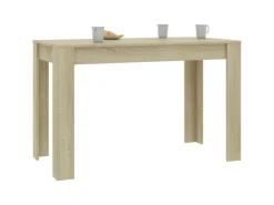 vidaXL Esstisch Sonoma-Eiche 120x60x76 cm Holzwerkstoff