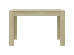 vidaXL Esstisch Sonoma-Eiche 120x60x76 cm Holzwerkstoff