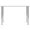 vidaXL Esstisch Transparent 120 x 60 x 75 cm Hartglas* Tische