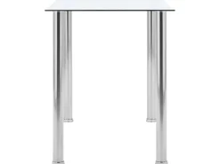 vidaXL Esstisch Transparent 120 x 60 x 75 cm Hartglas* Tische