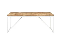 vidaXL Esstisch 180x90x76 cm Akazie und Mango Massivholz mit natürlichem Finish* Mosaik
