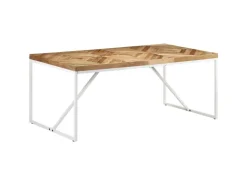 vidaXL Esstisch 180x90x76 cm Akazie und Mango Massivholz mit natürlichem Finish* Mosaik