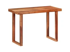vidaXL Esstisch 110x50x76 cm Massivholz Akazie