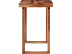 vidaXL Esstisch 110x50x76 cm Massivholz Akazie