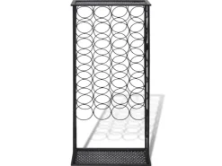 vidaXL Flaschenregal für 28 Flaschen Metall 47,5 x 21 x 100 cm* Flaschenregale