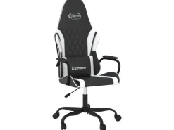 vidaXL Gaming-Stuhl Schwarz und Weiß Kunstleder Modell 7* Stühle