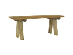 vidaXL Gartenbank 110 cm Massivholz Kiefer Imprägniert 318173* Sitzbänke