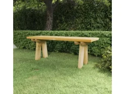 vidaXL Gartenbank 110 cm Massivholz Kiefer Imprägniert 318173* Sitzbänke