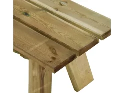 vidaXL Gartenbank 110 cm Massivholz Kiefer Imprägniert 318173* Sitzbänke