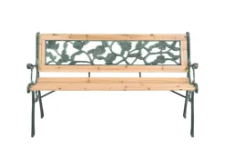 vidaXL Gartenbank Holz 122 cm