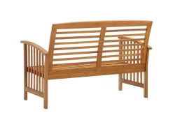 vidaXL Gartenbank Massivholz Akazie 119 cm* Sitzbänke