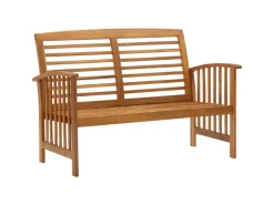 vidaXL Gartenbank Massivholz Akazie 119 cm* Sitzbänke