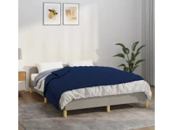 vidaXL Gewichtsdecke Blau 140x200 cm 10 kg Stoff* Decken