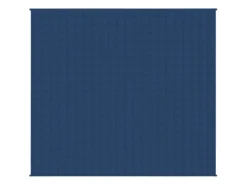 vidaXL Gewichtsdecke Blau 220x240 cm 15 kg Stoff* Decken