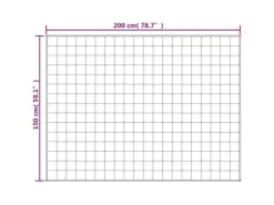 vidaXL Gewichtsdecke Blau 150x200 cm 11 kg Stoff Modell 1