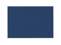 vidaXL Gewichtsdecke Blau 140x200 cm 10 kg Stoff Modell 1