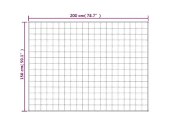 vidaXL Gewichtsdecke Blau 150x200 cm 7 kg Stoff Modell 1* Decken