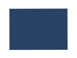 vidaXL Gewichtsdecke Blau 155x220 cm 11 kg Stoff Modell 1