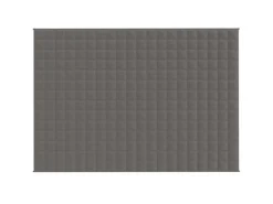 vidaXL Gewichtsdecke Grau 138x200 cm 10 kg Stoff Modell 1