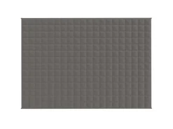vidaXL Gewichtsdecke Grau 138x200 cm 6 kg Stoff Modell 1* Überwürfe